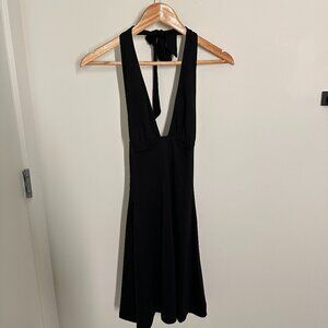 Black halter dress (Princess Polly)